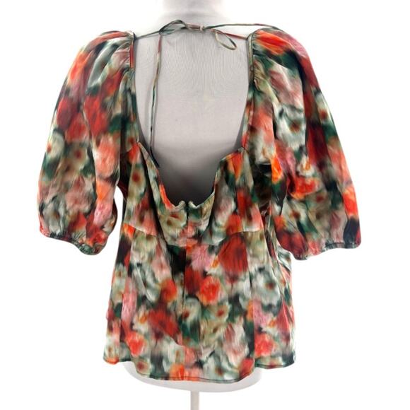 NWT J. Crew Squareneck Top in Liberty
Hazy Days Floral puff sleeve sz 16 - Picture 5 of 9